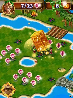 Free download java game Diamond Islands 2 on your mobile phone! Image №2